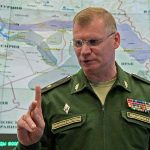 Porte-parole du ministère russe de la Défense, Igor Konachenkov. D. R.